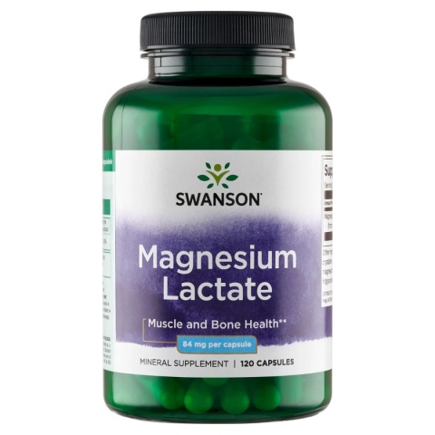 Swanson Mleczan magnezu 84 mg 120 kapsułek Swanson Mleczan magnezu 84 mg 120 kapsułek
