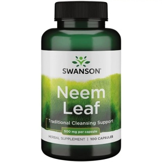 Swanson Neem Leaf 500 mg 100 kapsułek