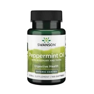 Swanson Peppermint Oil Combination 100 kapsułek żelowych Swanson Peppermint Oil Combination 100 kapsułek żelowych
