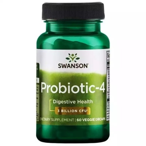 Swanson Probiotic-4 60 vege kapsułek Swanson Probiotic-4 60 vege kapsułek