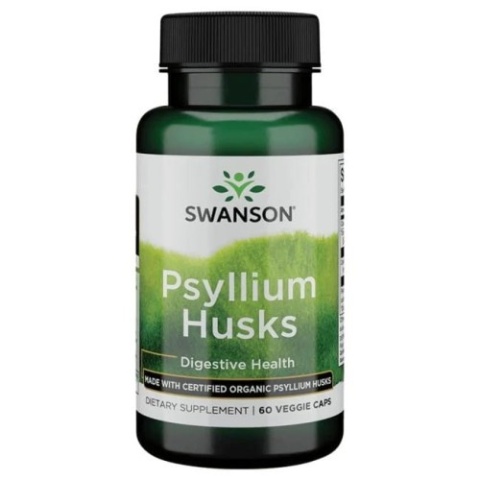 Swanson Psyllium Husk 625 mg 60 kapsułek Swanson Psyllium Husk 625 mg 60 kapsułek
