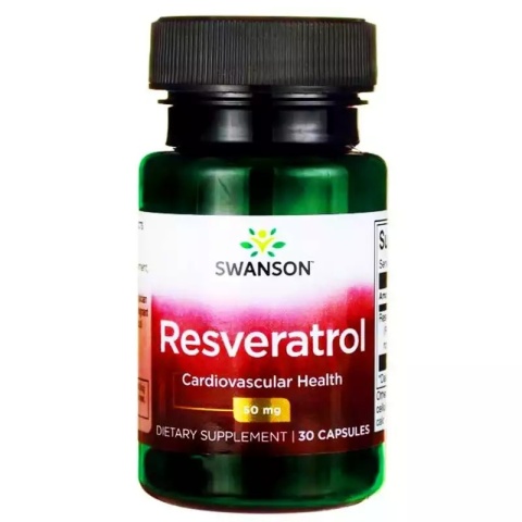 Swanson Resweratrol 50 mg 30 kapsułek Swanson Resweratrol 50 mg 30 kapsułek