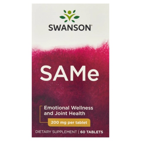 Swanson SAMe 200 mg 60 tabletek Swanson SAMe 200 mg 60 tabletek