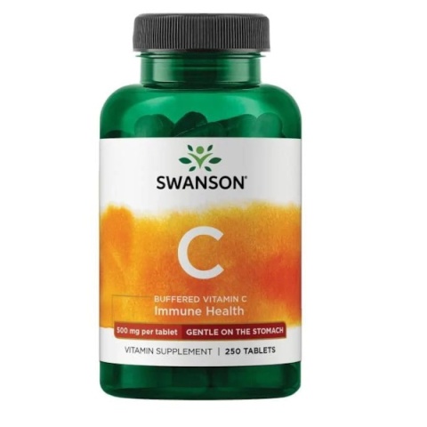 Swanson Witamina C500 buforowana 250 tabletek Swanson Witamina C500 buforowana 250 tabletek