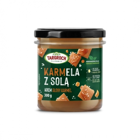 Targroch Krem KARMELA Z SOLĄ o smaku słonego karmelu 300g Targroch Krem KARMELA Z SOLĄ o smaku słonego karmelu 300g