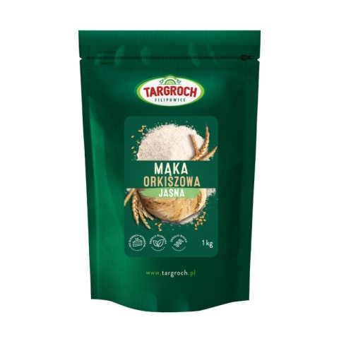 Targroch Mąka orkiszowa jasna typ 630 1kg Targroch Mąka orkiszowa jasna typ 630 1kg