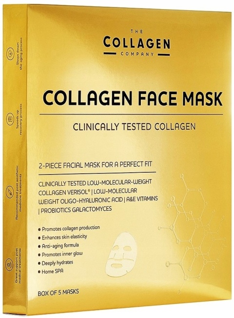The Collagen Company Maski kolagenowe do twarzy 5 sztuk The Collagen Company Maski kolagenowe do twarzy 5 sztuk