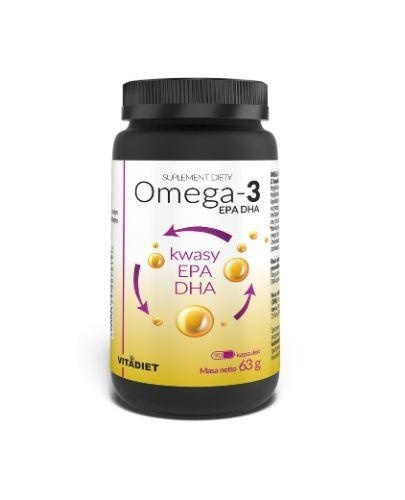 VITADIET Omega-3 kwasy EPA DHA 90 kapsułek VITADIET Omega-3 kwasy EPA DHA 90 kapsułek