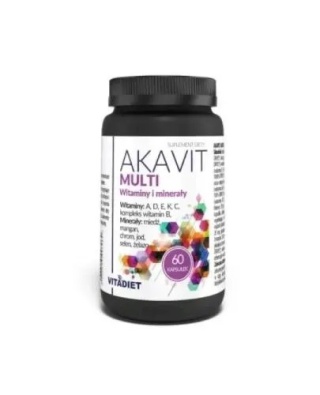 Vitadiet AKAVIT Multi Witaminy i minerały 60 kapsułek