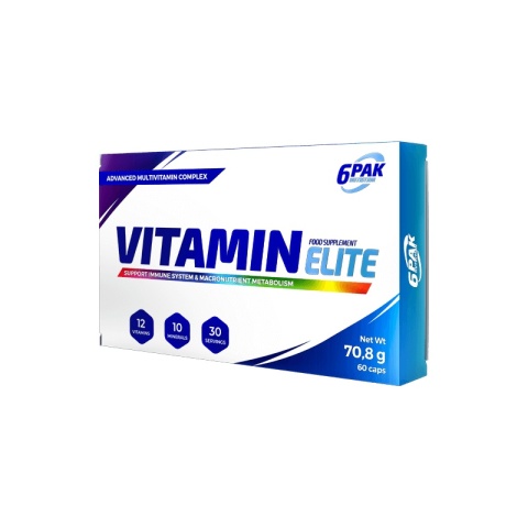 6PAK Vitamin Elite 60 kapsułek 6PAK Vitamin Elite 60 kapsułek
