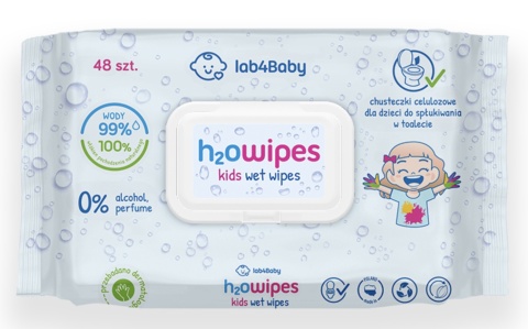 Alg Pharma h2o Kids wet wipes 48 sztuk Alg Pharma h2o Kids wet wipes 48 sztuk