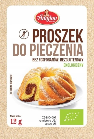 Amylon Proszek Do Pieczenia Bezglutenowy BIO 200 g