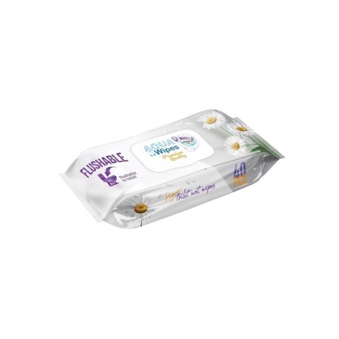 Aqua Wipes Mokry papier toaletowy Premium 40 sztuk Aqua Wipes Mokry papier toaletowy Premium 40 sztuk