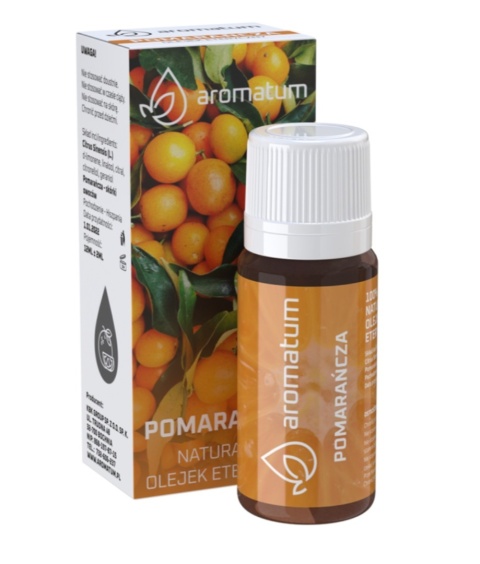 Aromatum Naturalny olejek eteryczny pomarańcza 12 ml Aromatum Naturalny olejek eteryczny pomarańcza 12 ml