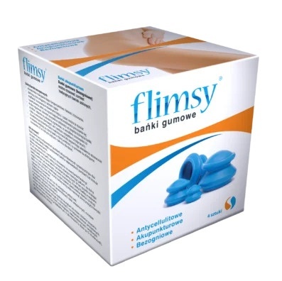 Aura Herbals Bańki Chińskie Gumowe FLIMSY 4 szt. Aura Herbals Bańki Chińskie Gumowe FLIMSY 4 szt.