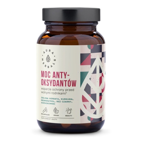 Aura Herbals Moc Antyoksydantów 60 kapsułek Aura Herbals Moc Antyoksydantów 60 kapsułek