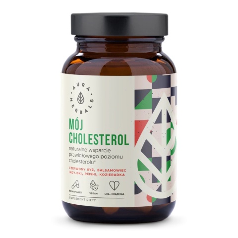 Aura Herbals Mój Cholesterol - prawidłowy poziom 60 kapsułek Aura Herbals Mój Cholesterol - prawidłowy poziom 60 kapsułek