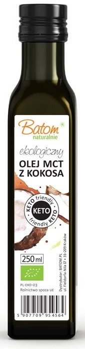 Batom Olej Kokosowy MCT KETO BIO 250 ml