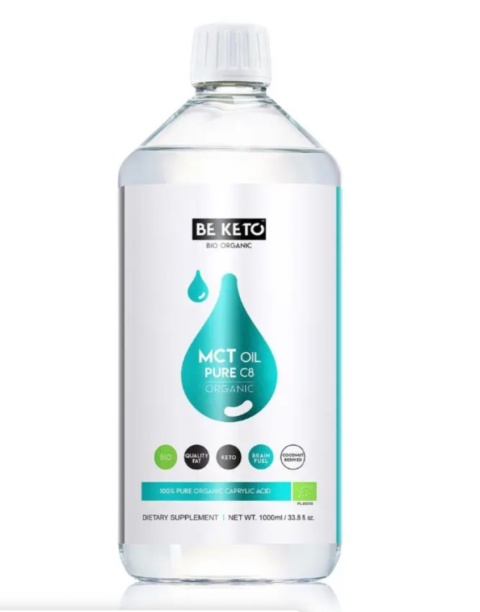 BeKeto Olej MCT 100% C8 1000ml BeKeto Olej MCT 100% C8 1000ml
