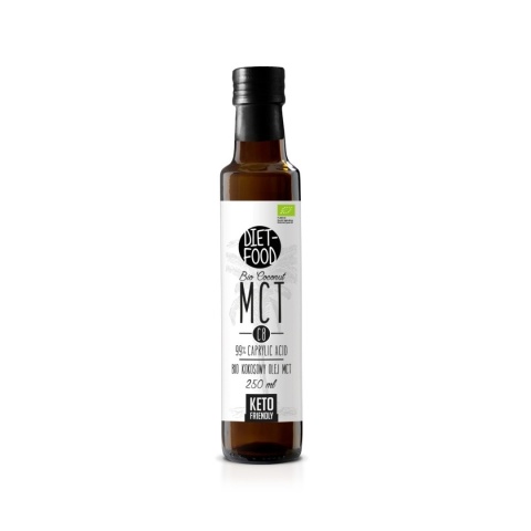 Diet Food Bio Olej Kokosowy MCT C8 250 ml Diet Food Bio Olej Kokosowy MCT C8 250 ml