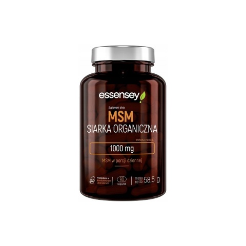Essensey MSM Siarka organiczna 90 kapsułek Essensey MSM Siarka organiczna 90 kapsułek