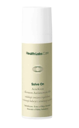 Health Labs Care Solve On AcneKrem z kwasem azelainowym 10% 30 ml