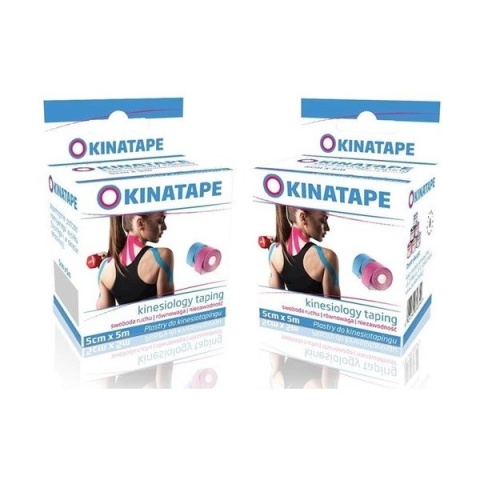 Kinatape Kinesio Taping (5m x 5cm) kolor beżowy Kinatape Kinesio Taping (5m x 5cm) kolor beżowy