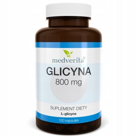Medverita Glicyna 800 mg 100 kapsułek Medverita Glicyna 800 mg 100 kapsułek