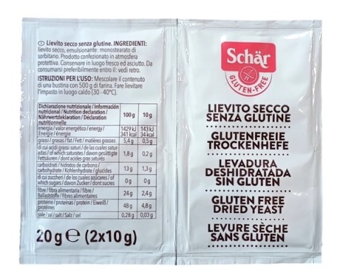 Schar Drożdże Lievito (2x10 g) 20 g Schar Drożdże Lievito (2x10 g) 20 g