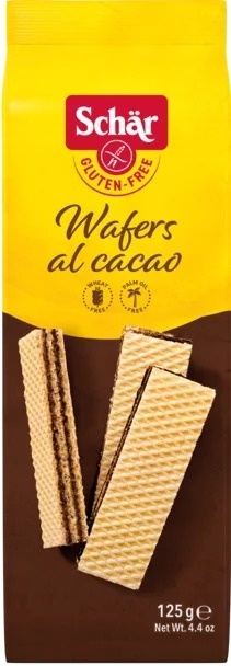 Schar Wafelki kakaowe Wafers al cacao 125 g