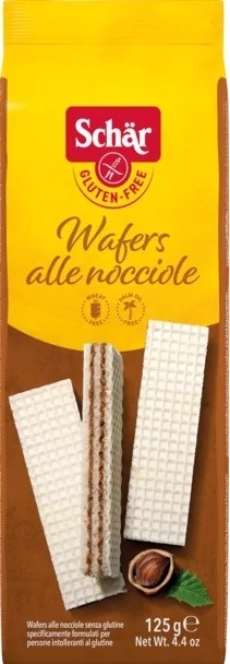 Schar Wafle czekoladowo - orzechowe Wafer Snack 3x35 g 105 g