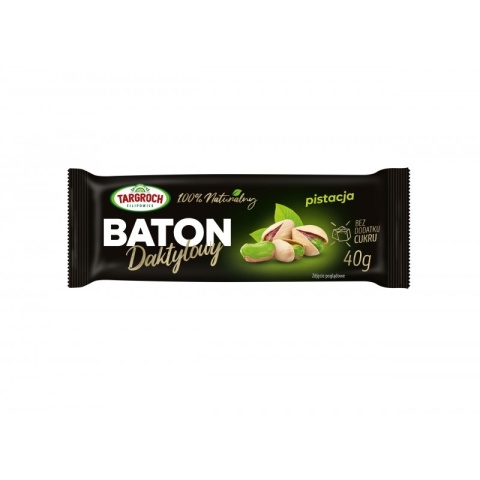 Targroch Baton daktylowy z pistacją 40 g Targroch Baton daktylowy z pistacją 40 g