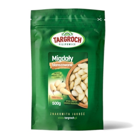 Targroch Migdały blanszowane 500 g Targroch Migdały blanszowane 500 g