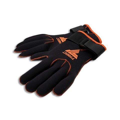 Trec Rękawice neoprenowe do morsowania Black-orange roz. M Trec Rękawice neoprenowe do morsowania Black-orange roz. M