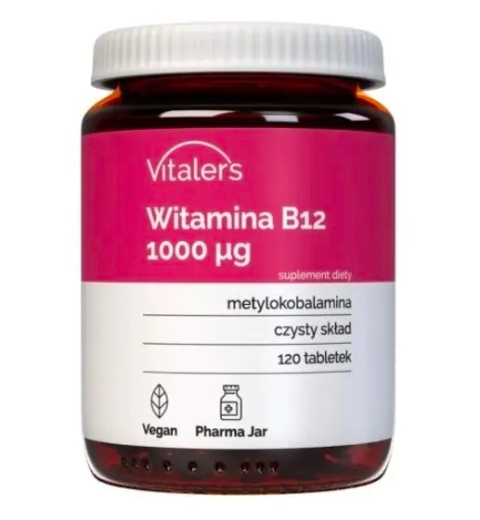 Vitaler's Witamina B12 1000 µg 120 tabletek Vitaler's Witamina B12 1000 µg 120 tabletek