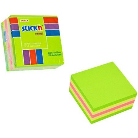 KARTECZKI STICK'N 51*51mm MIX KOLORÓW (250) STICK'N KARTECZKI STICK'N 51*51mm MIX KOLORÓW (250) STICK'N