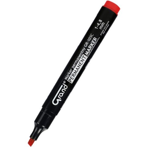 MARKER PERMANENTNY GRAND GR-103C CZERWONY Grand MARKER PERMANENTNY GRAND GR-103C CZERWONY Grand