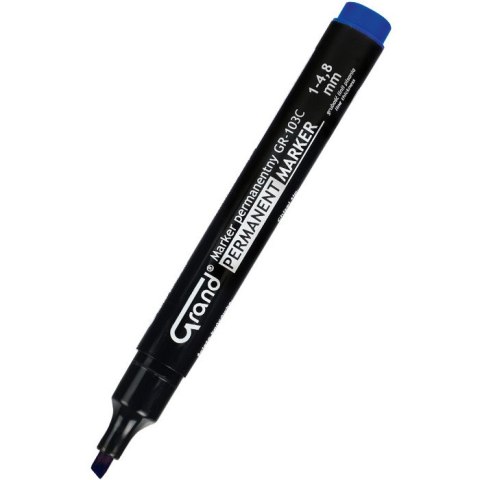 MARKER PERMANENTNY GRAND GR-103C NIEBIESKI Grand MARKER PERMANENTNY GRAND GR-103C NIEBIESKI Grand