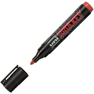 MARKER PERMANENTNY UNI PM-122 CZERWONY Uni