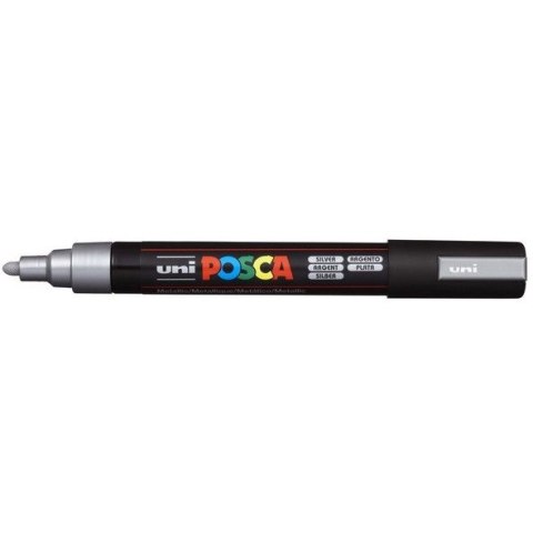 MARKER Z FARBĄ PLAKATOWĄ UNI PC-5M POSCA SREBRNY Uni MARKER Z FARBĄ PLAKATOWĄ UNI PC-5M POSCA SREBRNY Uni