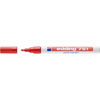 Marker olejowy Edding 751 czerwony Edding