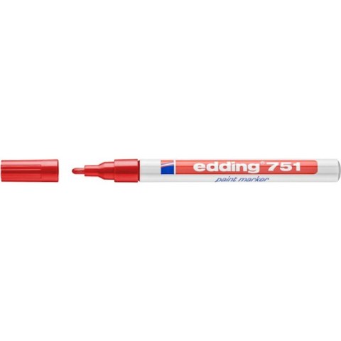 Marker olejowy Edding 751 czerwony Edding Marker olejowy Edding 751 czerwony Edding