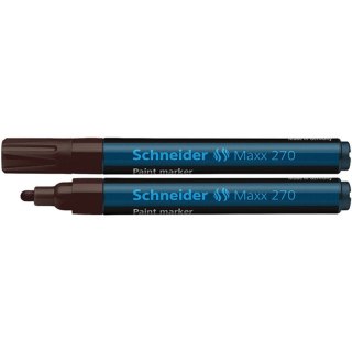 Marker olejowy Schneider Maxx 270 brązowy Schneider