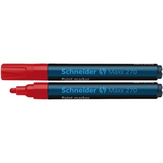 Marker olejowy Schneider Maxx 270 czerwony Schneider