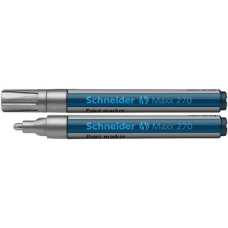 Marker olejowy Schneider Maxx 270 srebrny Schneider