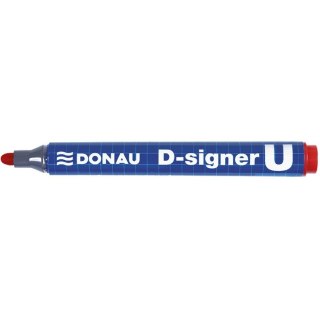 Marker permanentny Donau D-Singer U czerwony Donau