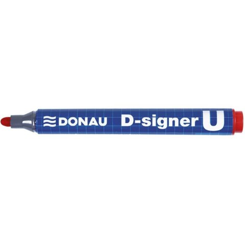 Marker permanentny Donau D-Singer U czerwony Donau Marker permanentny Donau D-Singer U czerwony Donau
