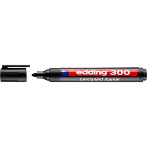 Marker permanentny Edding 300 czarny Edding Marker permanentny Edding 300 czarny Edding