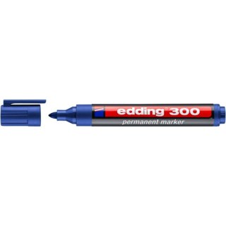 Marker permanentny Edding 300 niebieski Edding