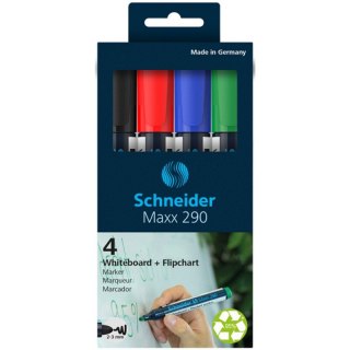 Markery do tablic Schneider Maxx 290 4 kolory Schneider